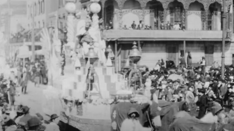 Rare footage of 1898 Rex parade, oldest surviving Mardi Gras video