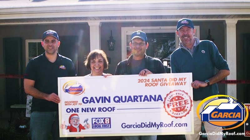 Belle Chasse viewer wins 2024 Santa Did My Roof Contest